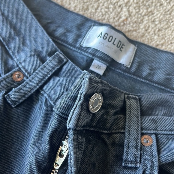 Agolde High Rise Vintage Bootcut Jean in Percolate Black - Picture 9 of 14